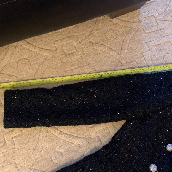 Dynamite Paloma Double Breast Blazer - Sparkling Black - Balmain Style - Picture 15 of 15